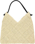 Woven Hobo Bag for Women Straw Beach Tote Handbag Stylish Shoulder Bag Large Capacity Purse for Travel Vacation